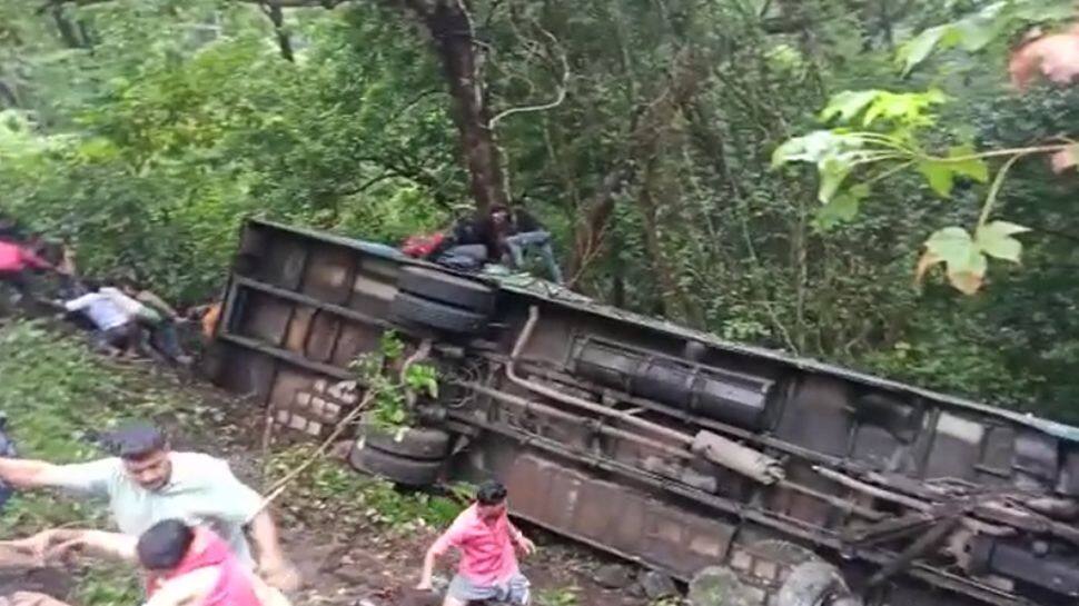 Kerala: One killed, over 50 injured as KSRTC bus falls down hillside in Idukki district