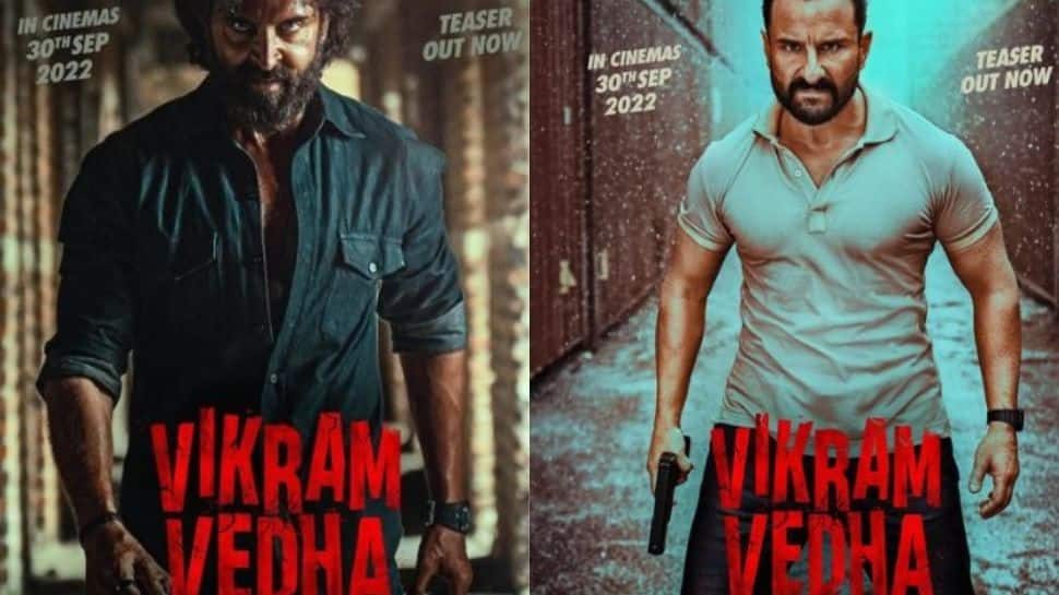 Fans go crazy at Hrithik Roshan-Saif Ali Khan starrer &#039;Vikram Vedha&#039;s&#039; exclusive trailer screening- Watch 