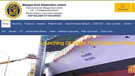 Mazagon Dock Recruitment 2022: Apply for over 1000 non-executive posts at mazagondock.in - Check eligibility criteria, last date here