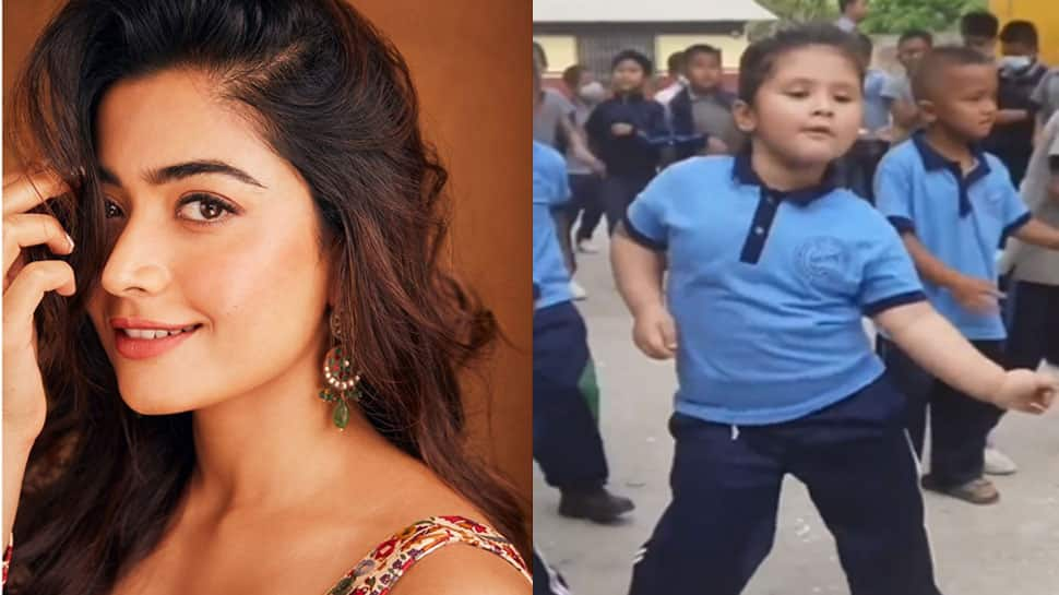 Rashmika Mandanna reacts to a little school girl dancing on ‘Saami Saami’, Srivalla wants to meet the cutie - Watch