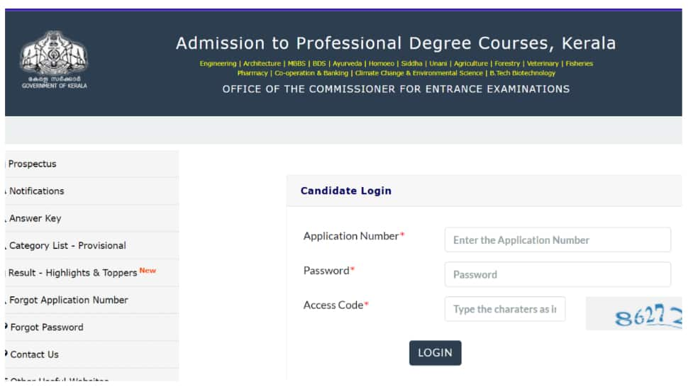 KEAM 2022 Option Registration window opens TODAY at cee.kerala.gov.in-  Check latest updates here