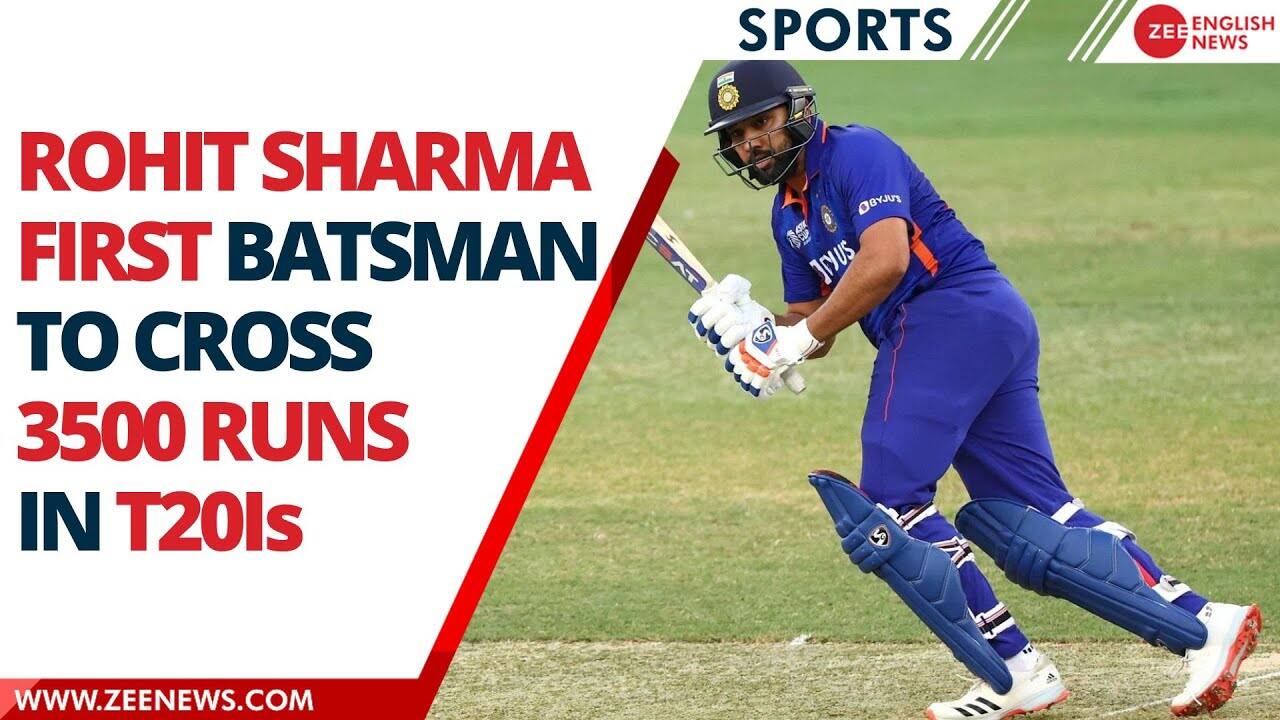 Rohit Sharma the first batsman to cross 3500 Runs in T20Is