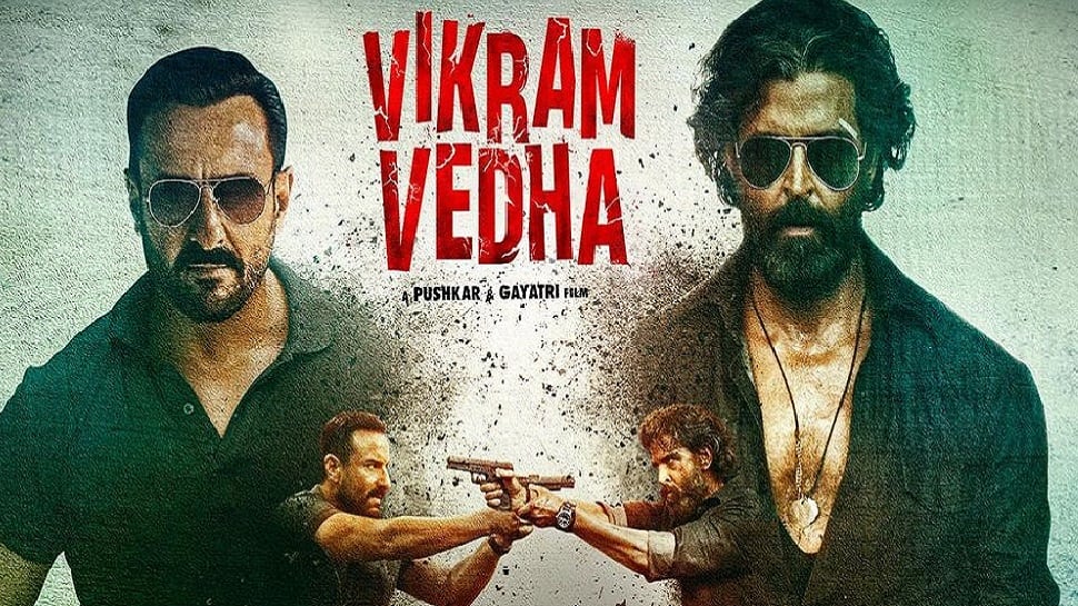 &#039;Vikram Vedha&#039; makers reveal BTS video of Hrithik Roshan and Saif Ali Khan amid humongous craze-WATCH