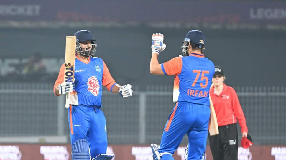 Legends League Cricket 2022: Yusuf and Irfan Pathan star as India Maharajas beat World Giants in Special Match