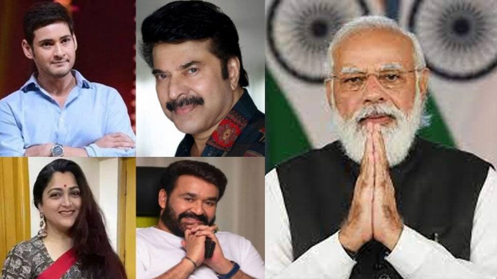 Happy Birthday PM Narendra Modi: South stars Mahesh Babu, Khushbu, Mammootty extend wishes