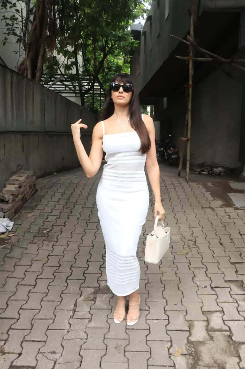 Nora Fatehi snapped in Bandra