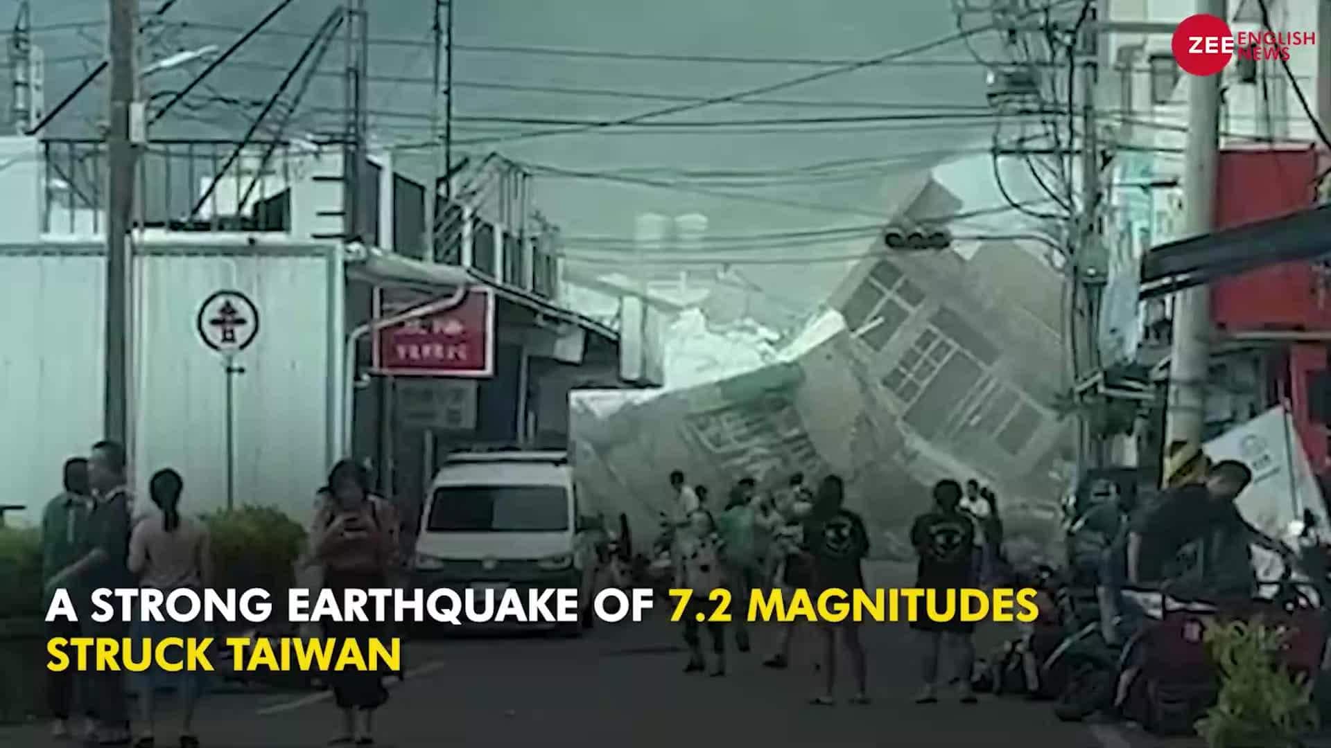 Watch: 7.2-magnitude earthquake strikes Taiwan, tsunami warning in Japan