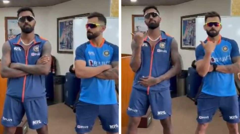 Watch: Virat Kohli, Hardik Pandya DANCE to viral song &#039;Shakaboom&#039;