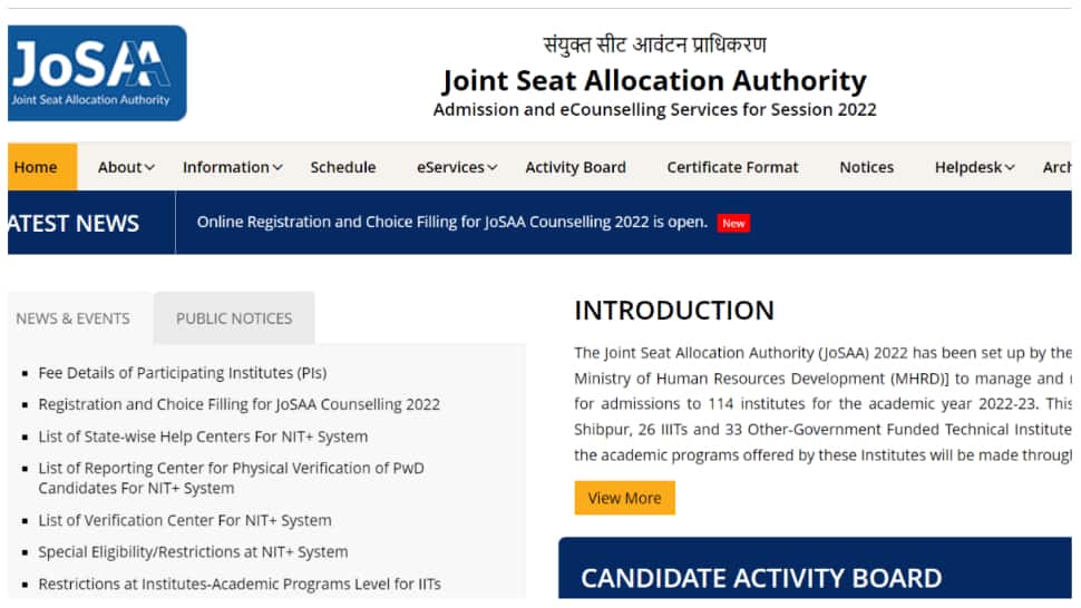 JoSAA Counselling 2023: Round 2 mock seat allocation OUT at josaa