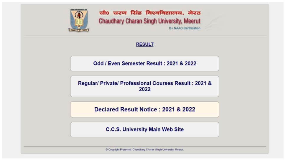 CCSU 2022: BCom 1st, 2nd year Results releasing TODAY at ccsuresults.com- Here’s how to download