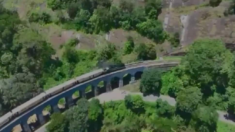 THIS Indian Railways train crossing 13 arch bridge will make you AWESTRUCK: Watch video