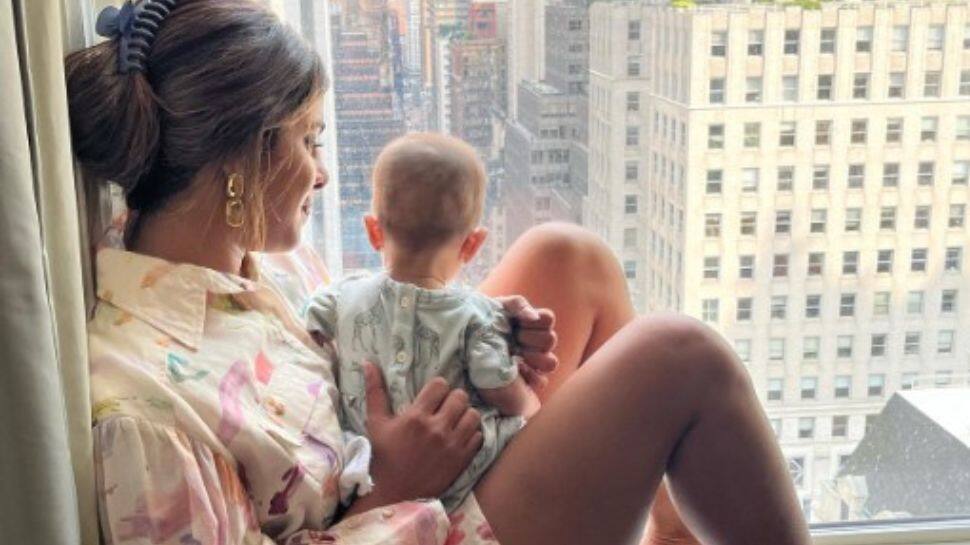 Priyanka Chopra poses with daughter Malti Marie from their FIRST trip to New York- SEE PIC 