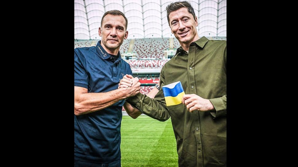 Mistrzostwa Świata FIFA 2022: Kapitan Polski Robert Lewandowski założy opaskę Andrija Szewczenki, aby pokazać wsparcie dla Ukrainy |  Wiadomości piłkarskie