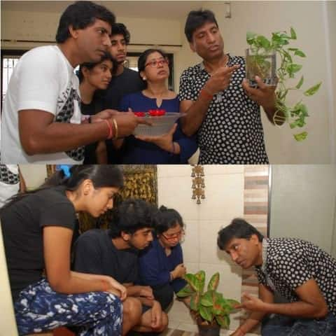 Raju Srivastava promotes 'Save Trees' campaign