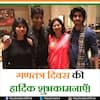 Raju Srivastava in happier days with his fam-jam