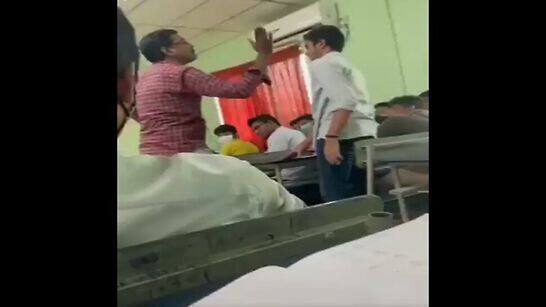 Andhra Pradesh: Vijayawada College student gets brutally thrashed by teacher goes viral- Watch video here