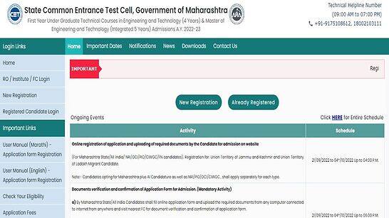 MHT CET 2022 counselling registration begins TODAY at cetcell.mahacet.org- Direct link to apply here