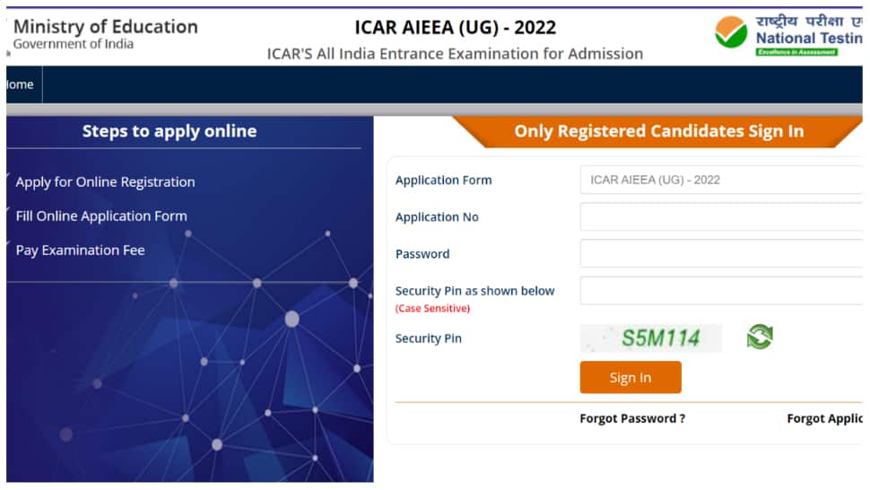 ICAR AIEEA UG 2022 Answer Key, Response Sheet RELEASED at icar.nta.nic.in- Direct link here