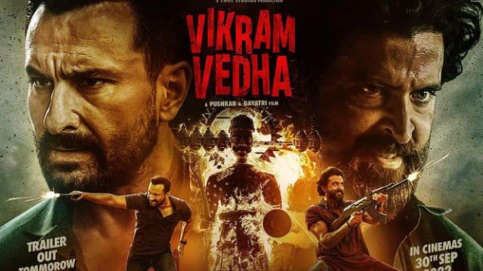 Saif Ali Khan as &#039;Vikram&#039; impresses fans from the Vikram Vedha trailer