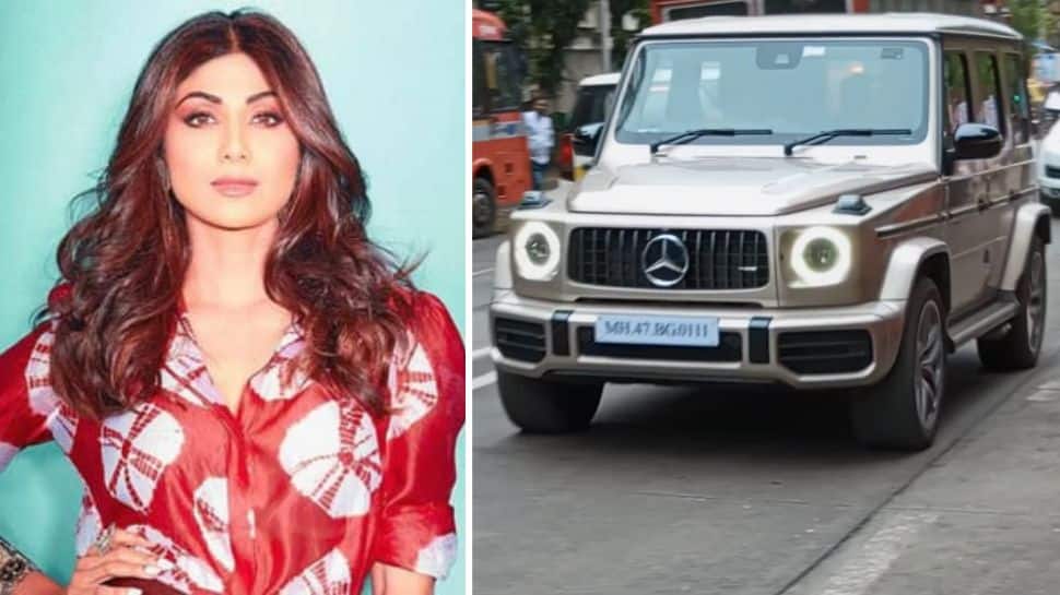 Bollywood actor Shilpa Shetty spotted in Rose Gold Mercedes-AMG G63 worth over Rs 2.28 crore