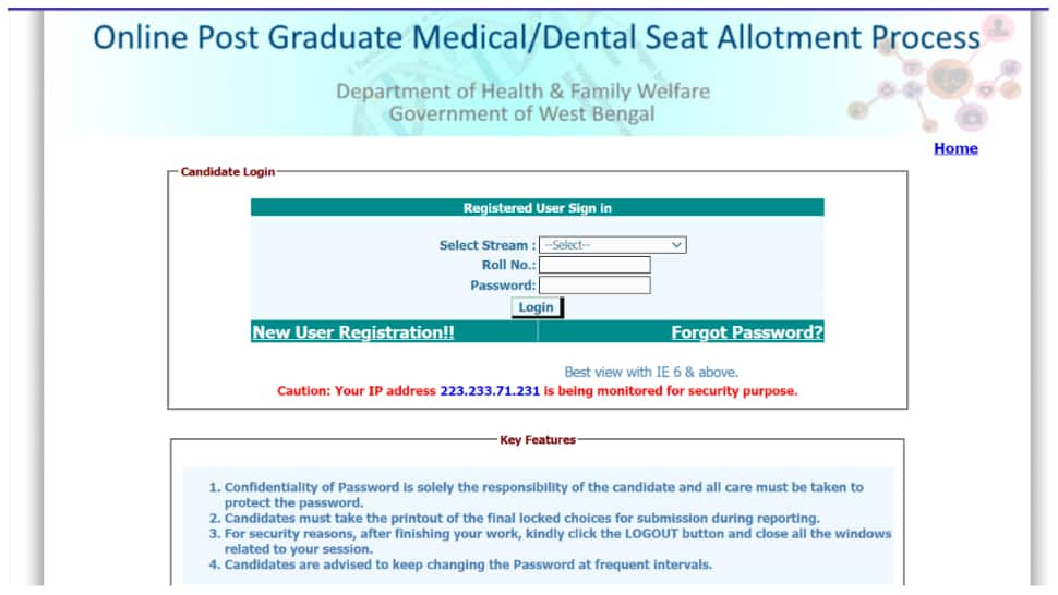 NEET PG Counseling 2022: West Bengal quota registration begins at wbmcc.nic.in- Check schedule here