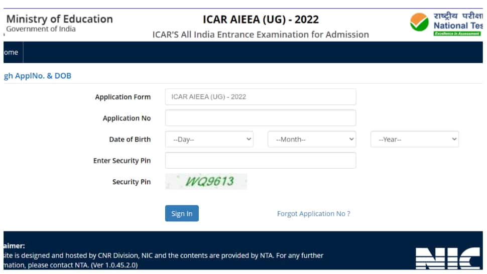 ICAR AIEEA UG 2022: Last date to challenge Answer Key TODAY at icar.nta.nic.in- Here’s how to challenge