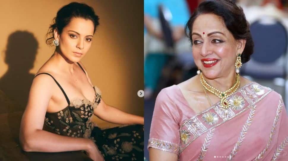 970px x 545px - Hema Malini reacts to Kangana Ranaut contesting from Mathura, says  'Tomorrow even Rakhi Sawant will become...' | People News | Zee News