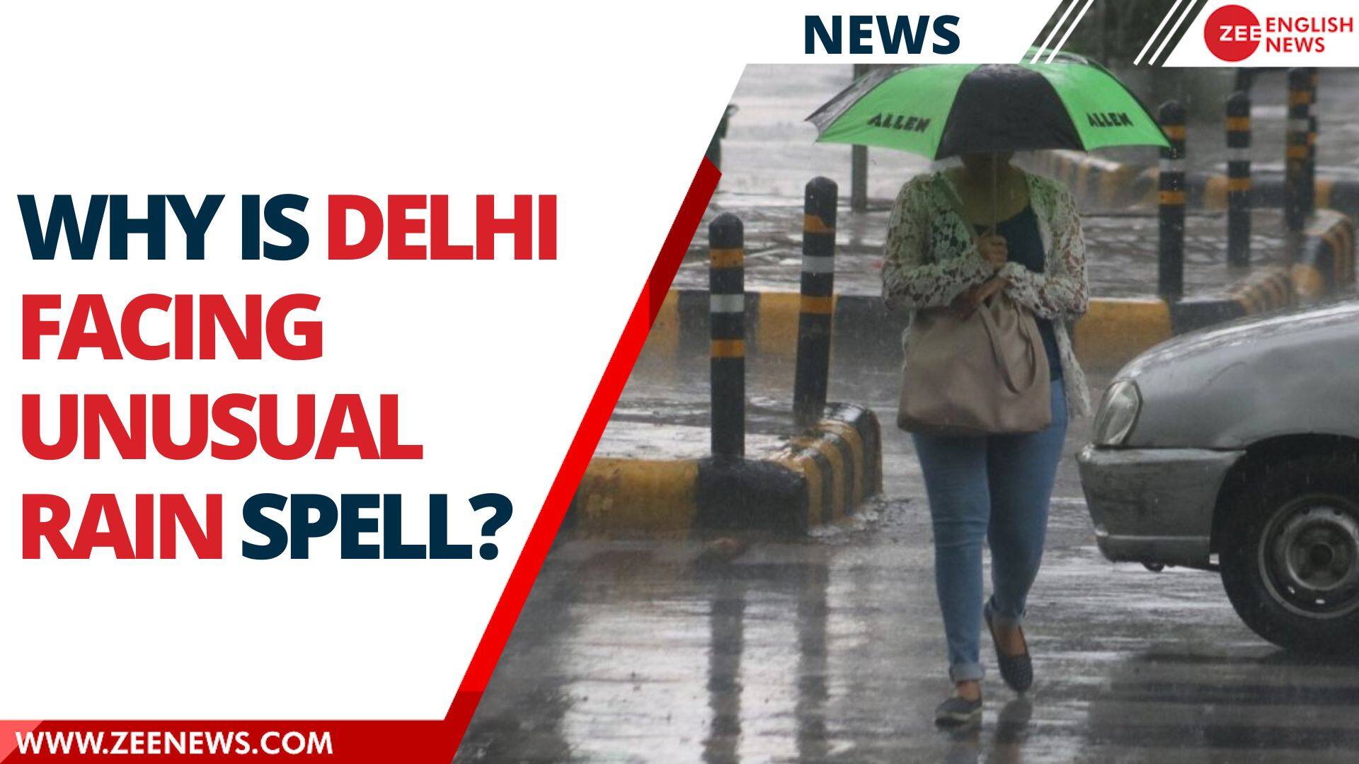 Reason behind Delhi’s incessant spell of light to moderate rain | Zee News