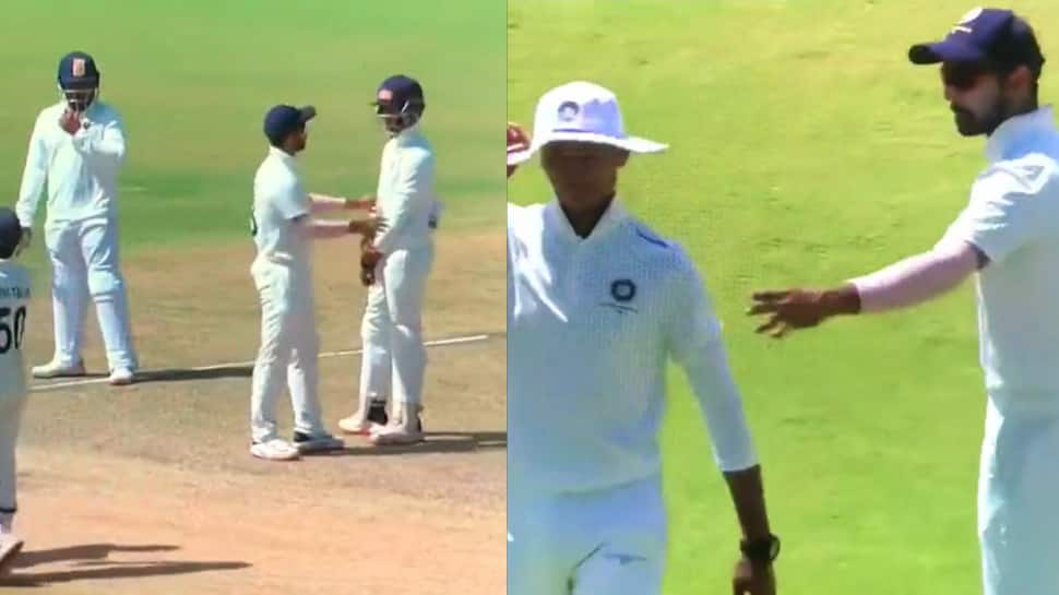 Duleep Trophy final: Angry Ajinkya Rahane loses cool, asks Yashasvi Jaiswal to leave the field after he sledges T Ravi Teja, WATCH 