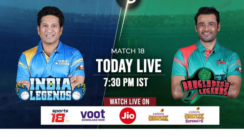 India Legends vs Bangladesh Legends Live Streaming When and where