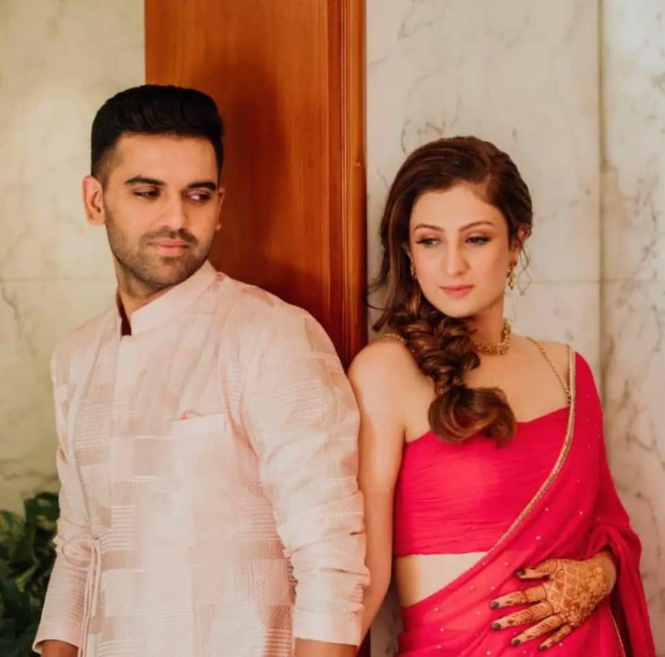 Team India and Chennai Super Kings all-rounder Deepak Chahar made a comeback from injury in the three-match ODI series against Zimbabwe from Thursday (August 18). Chahar got married to long-time girlfriend Jaya Bhardwaj in a grand ceremony this year on June 1. (Source: Instagram)