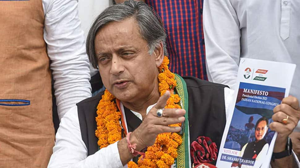 Congress Presidential Poll Shashi Tharoor Makes Map Blunder In Congress Poll Manifesto 6845