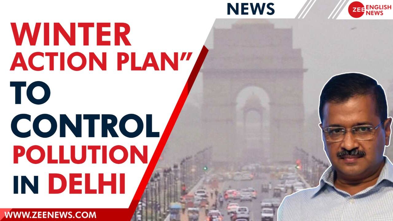 Arvind Kejriwal released the “Winter Action Plan” to control pollution in Delhi | Zee News