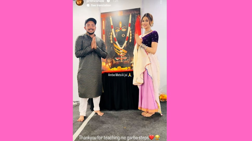Is Prithvi Shaw dating Nidhhi Tapadiaa?