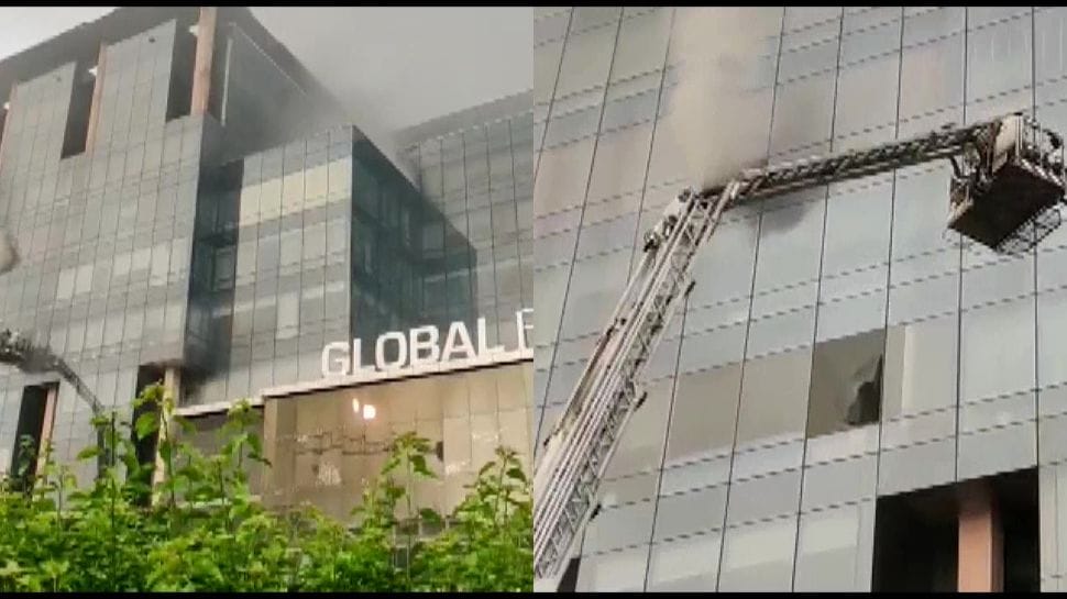 Gurugram: Fire breaks out at Global Foyer mall, fire tenders rushed to spot 
