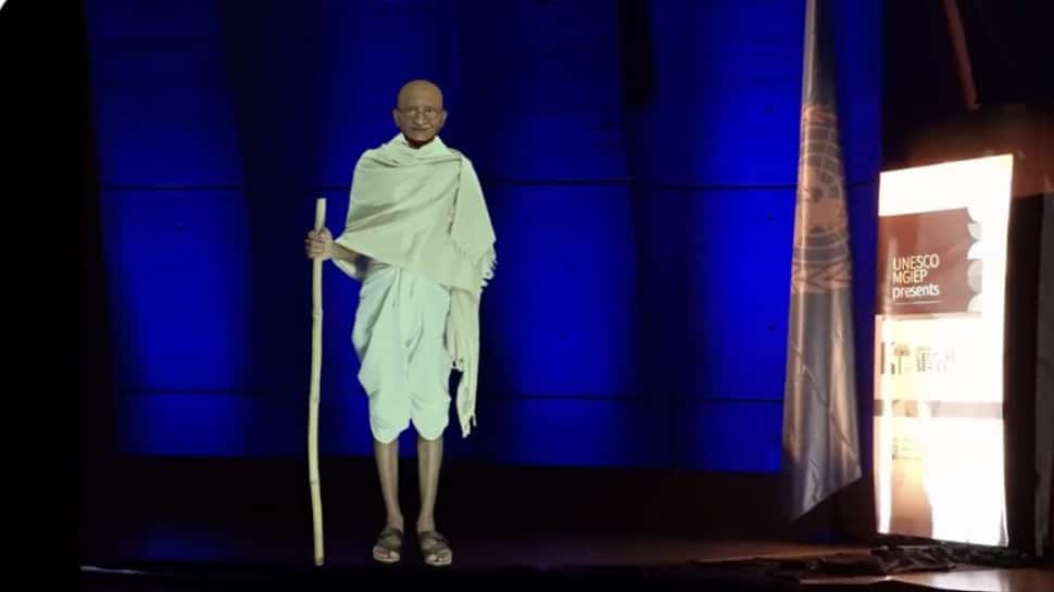 Mahatma Gandhi makes special appearance at UN, shares message on education
