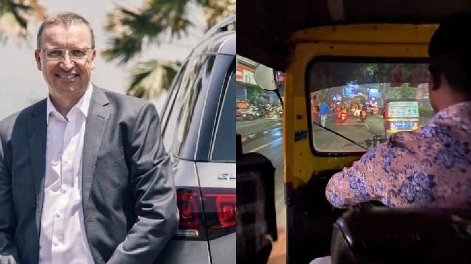 Mercedes-Benz CEO ditches Rs 1.5 crore luxury car for auto ride after getting stuck in Pune traffic