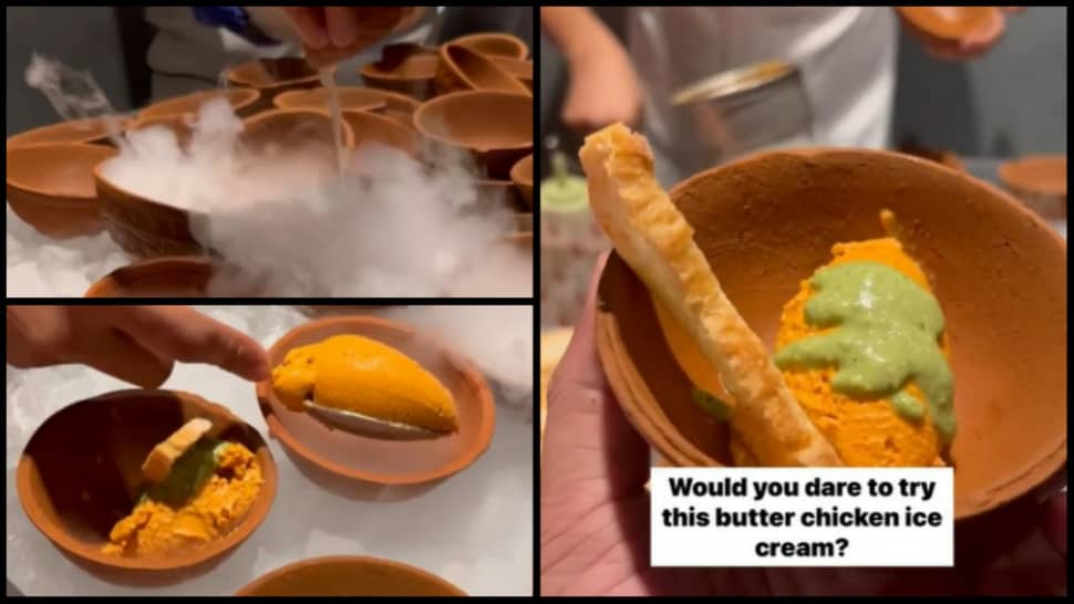 'Utha Le Re Baba' Netizens react after butter chicken icecream goes