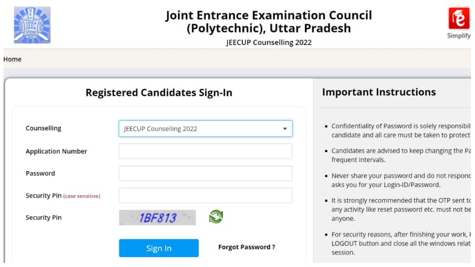 JEECUP Counselling 2022: Round 5 seat allotment result RELEASED at jeecup.admissions.nic.in- Direct link here