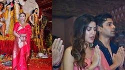 Durga Pujo 2022: Rani Mukerji, Rhea Chakraborty' saree look on Maha Navami! 
