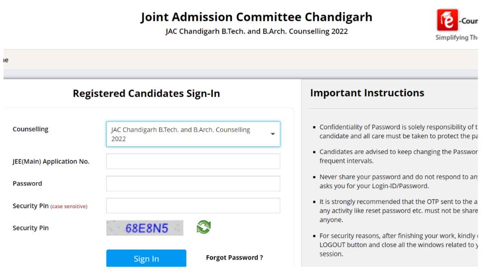 JAC Chandigarh Counselling 2022: Registration begins for First Special Round at jacchd.admissions.nic.in- Here’s how to apply