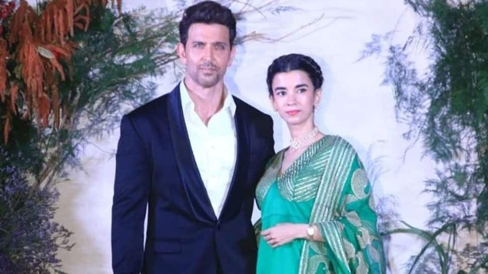 Hrithik Roshan and ladylove Saba Azad attend Richa Chadha-Ali Fazal&#039;s wedding reception, pose for shutterbugs together - Watch