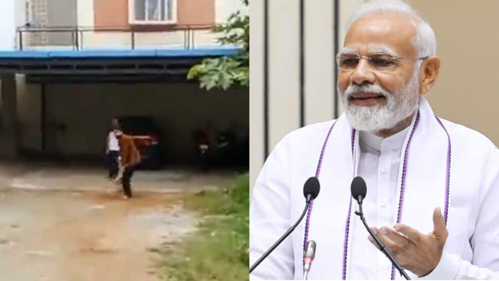 Viral video: Man&#039;s commentary in Sanskrit while kids play gully cricket wins internet; PM Modi reacts - WATCH