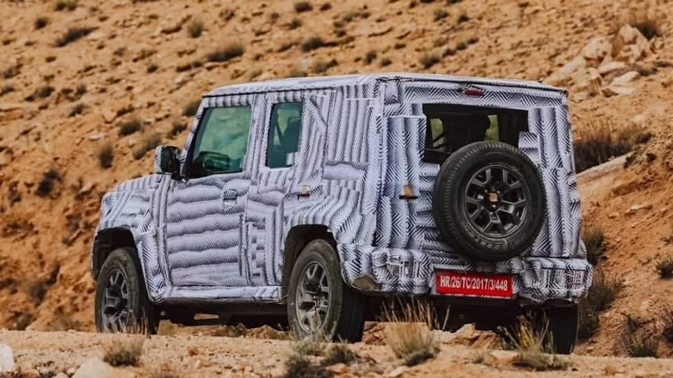 Upcoming 5-door Maruti Suzuki Jimny SUV spotted testing in Ladakh: Watch here