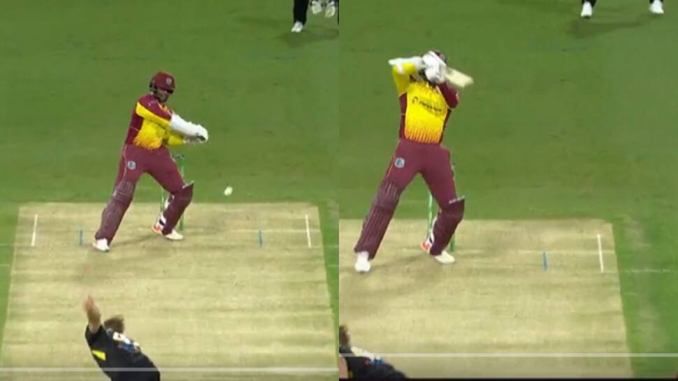 AUS vs WI 1st T20I: Kyle Mayers&#039; STYLISH 6 over covers sends Twitter into a frenzy - WATCH