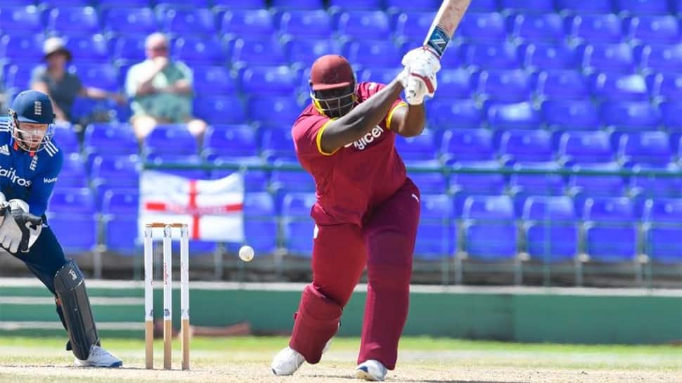 WATCH: West Indies all-rounder Rahkeem Cornwall clobber 22 SIXES, scores DOUBLE HUNDRED in T20 match