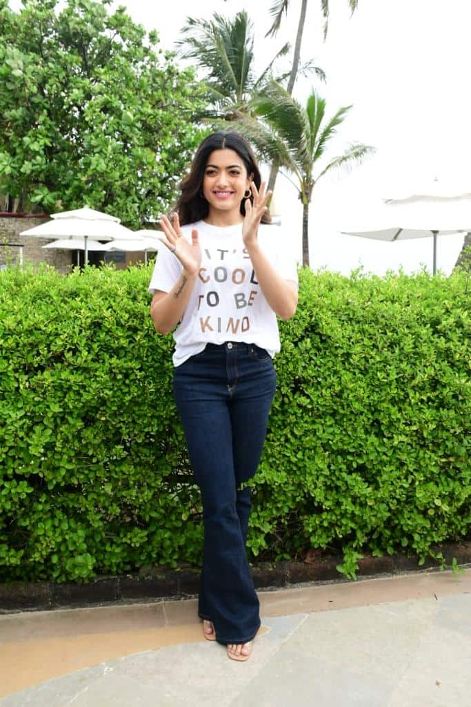 Rashmika has been promoting the film non-stop