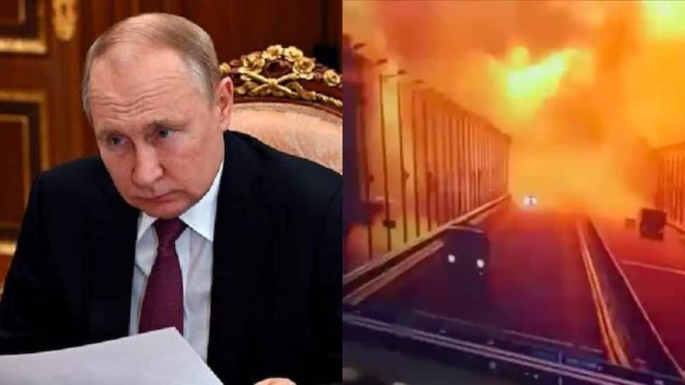 &#039;This is a terrorist attack&#039;: Putin blames Ukraine for Crimea bridge explosion