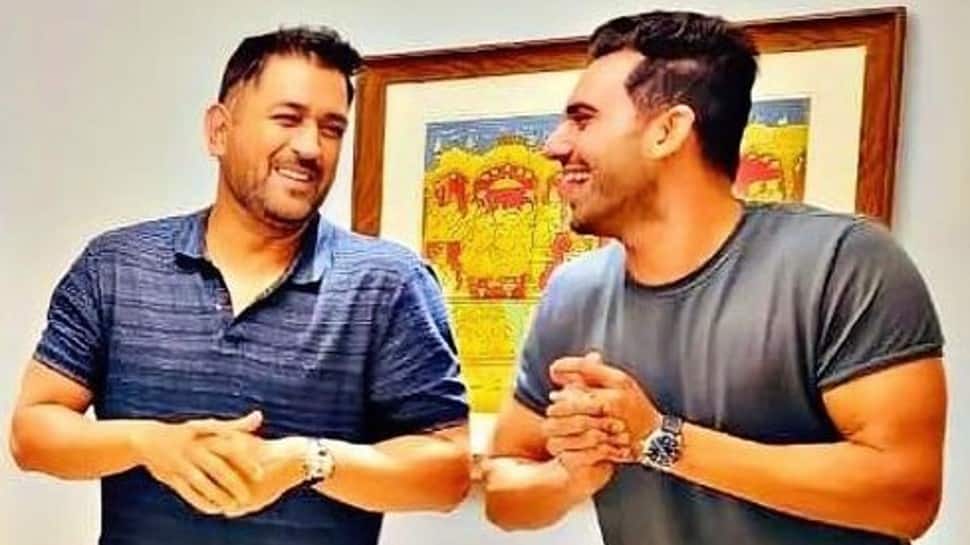 MS Dhoni and Deepak Chahar in a Chennai Super Kings REUNION in Bengaluru, check PIC here
