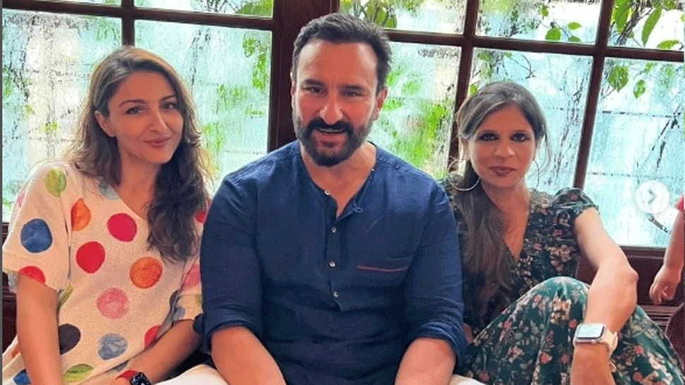 Amid Adipurush controversy, Saif Ali Khan holds brunch for mom Sharmila, sisters, wife Kareena Kapoor skips: SEE PICS Amid Adipurush controversy, Saif Ali Khan holds brunch for mom Sharmila, sisters, wife Kareena Kapoor skips: SEE PICS